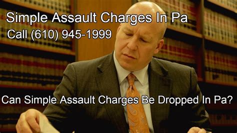 Simple Assault Charges In Pa Minimum To Maximum Get The Facts Youtube