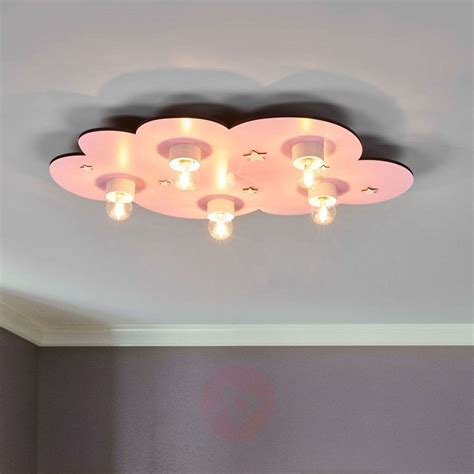 Magnetic panels & star light for my home theater how to guide! Dreamy pink Cloud children's ceiling light | Lights.co.uk
