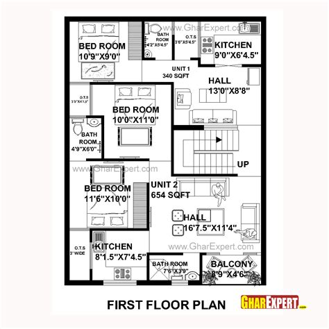 House Plan Feet Plot Jhmrad 148515
