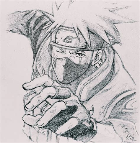 Kakashi Hatake Realistic Drawing