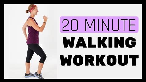 20 Minute Walk At Home Workout Youtube