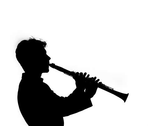 Clarinet Silhouette At Getdrawings Free Download
