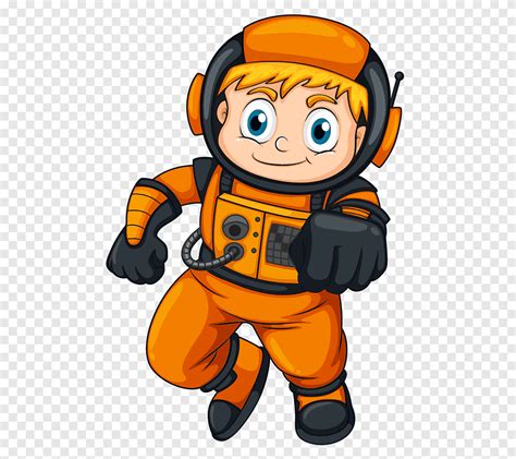 Astronaut Cartoon Astronaut Cartoon Character Child Png Pngegg