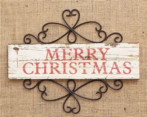 Your Hearts Delight Merry Christmas Sign Decor 15 34 By 12 12 Inch