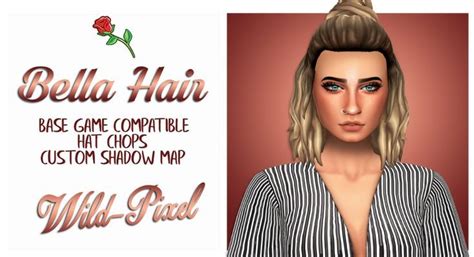 An unofficial subreddit devoted to discussing and sharing all things related to the sims 4!. wild-pixel: BELLA HAIR A cute wavy half up half… : sims 4 cc finds - New Site | Bella hair, Down ...
