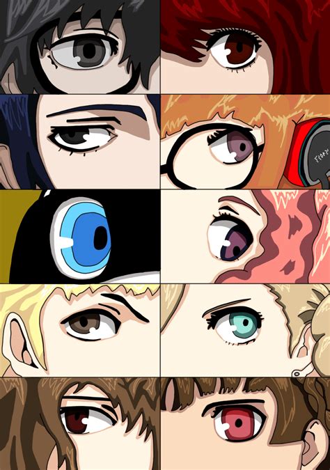 I Made The Eyes Of All Persona 5 Characters Rpersona5