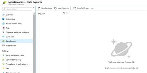 Creating A Cosmosdb Database And Collection
