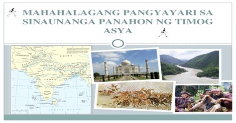 Mahahalagang Pangyayari Sa Timog Asya