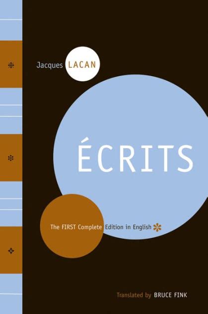 Ecrits The First Complete Edition In English By Jacques Lacan