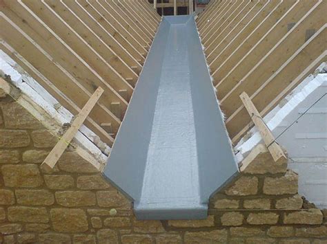 Box gutters should be secured beneath the roof system with fasteners and hooked to a continuous cleat along the face of the gutter. Pin on Tech section