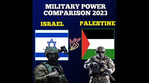 Israel Vs Palestine Military Power Comparison 2023 Palestine Vs
