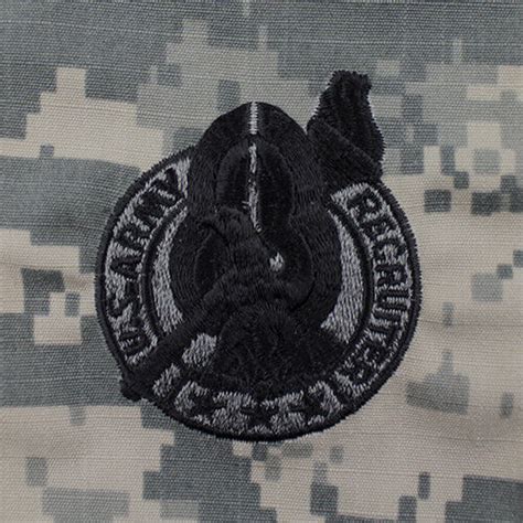 Us Army Camo Shirt Basic Recruiter Identification Badge Acu Sew On