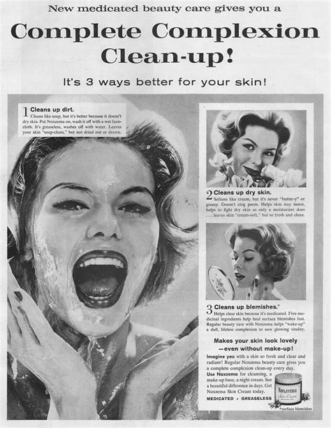 Noxzema Skin Care 1961 Retro Advertising Retro Ads Vintage