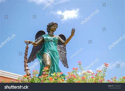 Statue Angel Central Park Bronze Angel Stock Photo 715404223 Shutterstock