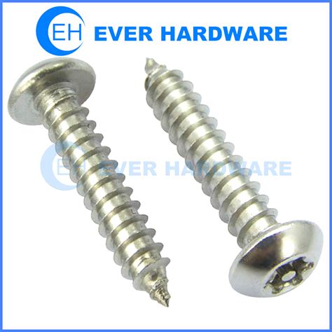 Security Wood Screws Torx Button Head Self Tapping Pin Tamper Proof