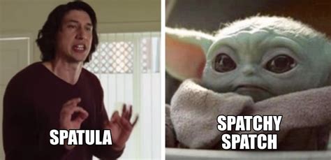 Create a humorous baby yoda meme with the online meme generator from videocreek. Adam Driver Yells At Baby Yoda Meme Template