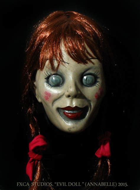Annabelle Evil Doll Deluxe Latex Mask The Conjuring Scary Etsy