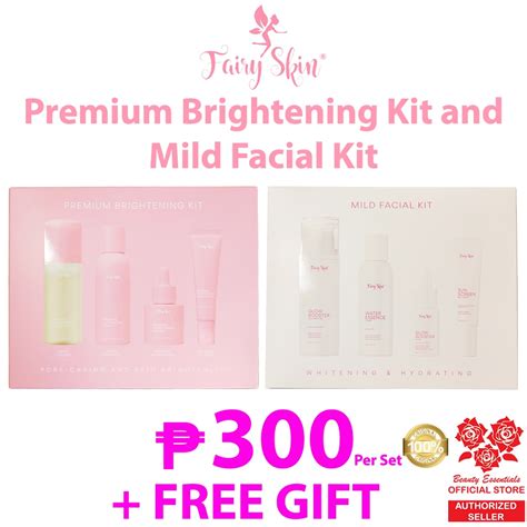 Fairy Skin Premium Brightening Kit And Mild Facial Kit Shopee Philippines
