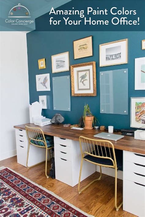 The Best Home Office Paint Colors And Tips For Productivity In 2021