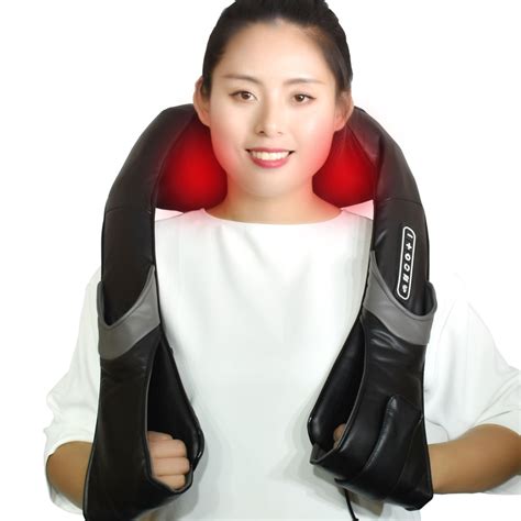 Shop For Electrical Shiatsu Infrared Heated Kneading Massager For Back Neck Shoulder And Body Online