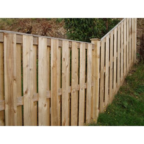 Denbigh Timber Hit Miss Fence Panel 6 X 4 Hm6x4