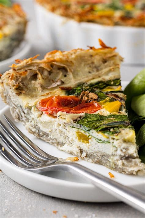 Easy Potato Crust Quiche The Clean Eating Couple