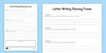 letter writing planning frame ks amtframeorg