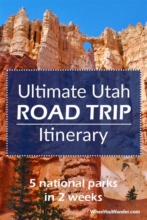 Utah Road Trip Itinerary 2 Weeks In The Mighty 5 National Parks