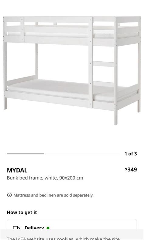 Ikea Mydal Bunk Bed Furniture And Home Living Furniture Bed Frames