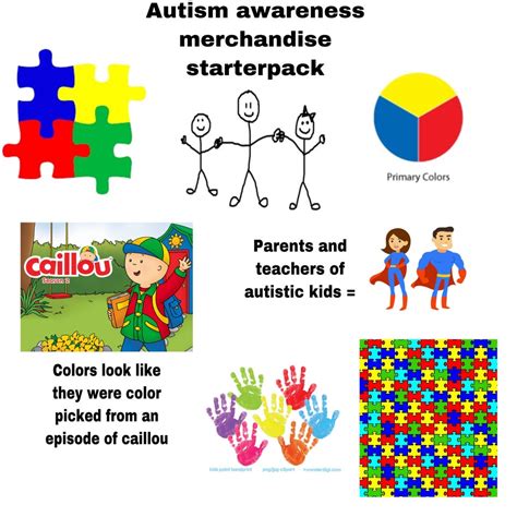 Autism Awareness Merchandise Starterpack Starterpacks