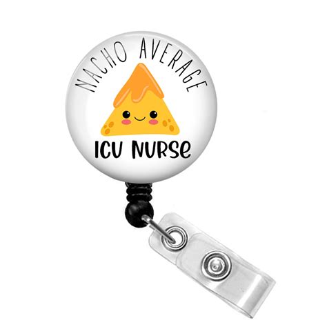 Icu Nurse Badge Reel Icu Nurse Badge Holder Intensive Care Etsy