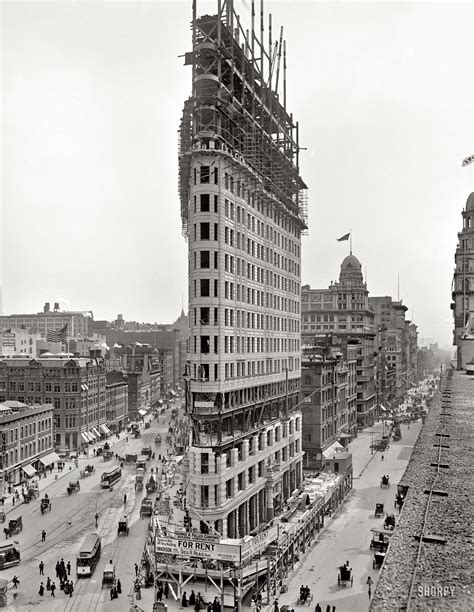 Flatiron Rising 1902 High Resolution Photo Manhattan Landmarks