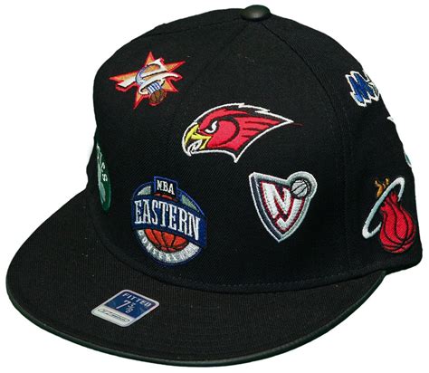 New Nba Eastern Conference Embroidered Team Logo Cap Fitted Hat