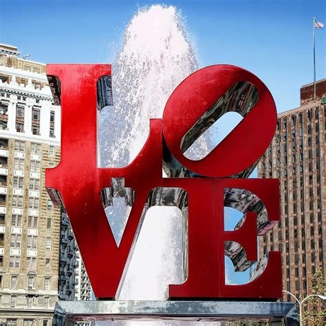 Love Is A Sculpture By American Artist Robert Indiana The Original