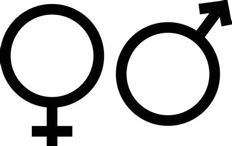 Icono De Género Símbolo De Género Símbolo De Género Heterosexual Símbolos De Hombres Y
