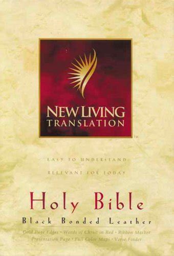 Holy Bible New Living Translation Black By Tyndale 9780842340526 Ebay