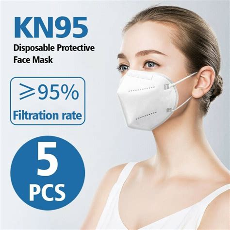 10 Pcs Kn95 Face Mask Disposable Mouth Cover Medical Protective