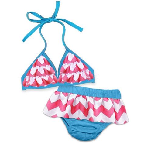 Girls Cotton Candy Chevron Bikini So Cute Chevron Bikini Chevron