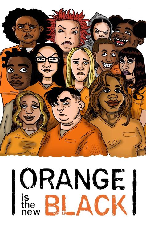 Poster Orange Is The New Black Fan Art Tv Show Collection By