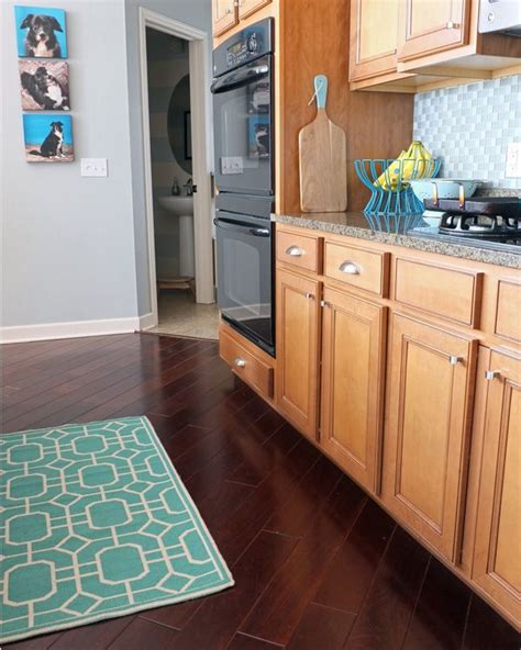 Corner kitchen sink rug corner sink kitchen, kitchen rug, kitchen design, rug making. New Rugs in the House | Turquoise kitchen rugs, Kitchen ...