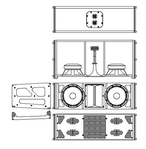 Box Speaker Line Array 15 Inch