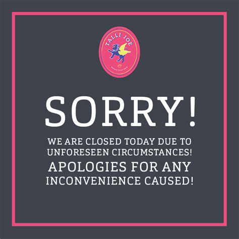 The evidence provided via buyer cannot support the claim. Talli Joe - S O R R Y! We are closed today due to ...