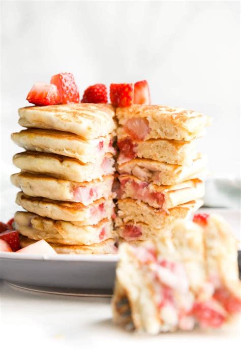 Strawberry Pancakes Healthy Little Foodies