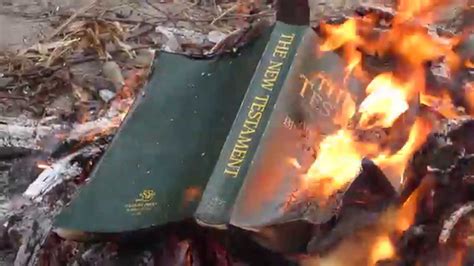 Some More Bible Burning Action Youtube