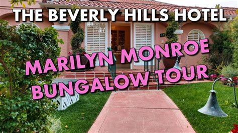 The Beverly Hills Hotels Marilyn Monroe Inspired Bungalow Youtube