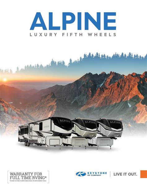 2021 Keystone Rv Alpine Brochure