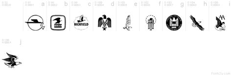 The eagle font contains 236 beautifully designed characters. Eagles font