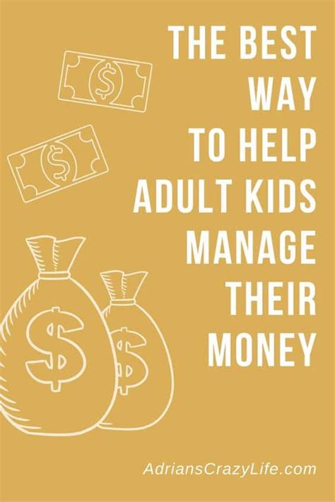 4 Tips To Help Adult Kids Manage Their Money