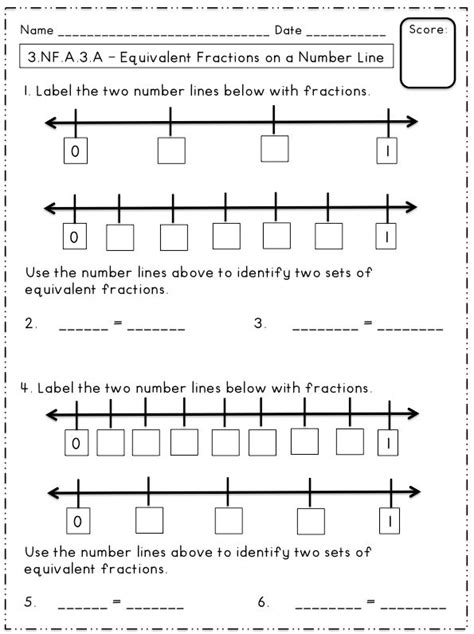 Dewey decimal for grade 3. Free Equivalent Fractions on a Number Line | Math-3 | Fractions, Equivalent fractions, 3rd grade ...