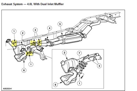 43 2000 Ford Explorer Exhaust System Diagram